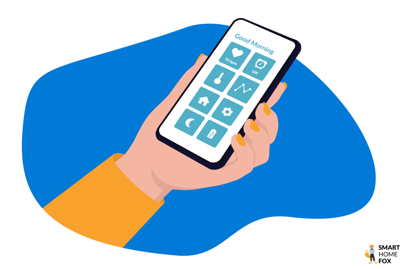 application interrupteur connecté android ios apple